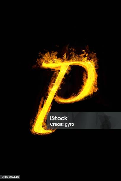 Flame Character Stock Photo - Download Image Now - Flame, Alphabet, Burning