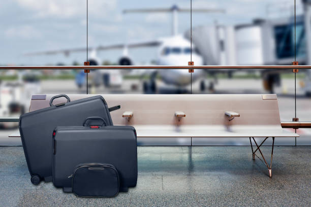istock summer vacation concept, Airport terminal waiting area 845190050