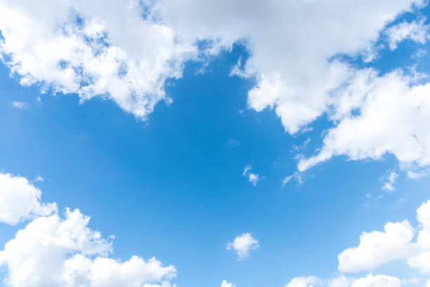istock Blue sky and cloudy in the morning. 845194506