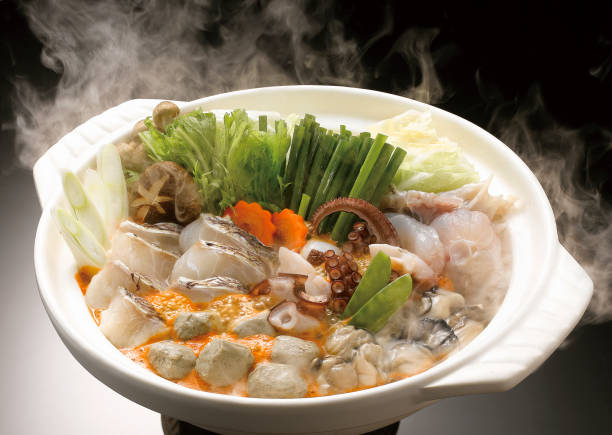 istock Seafood kimchi hot pot 845203960