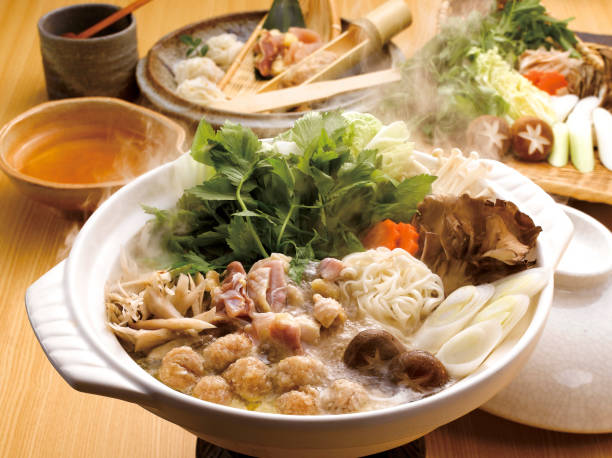 istock Hinai free-range chicken dumplings wok 845208738
