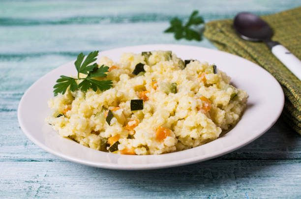 istock Milk porridge with vegetables 845209790