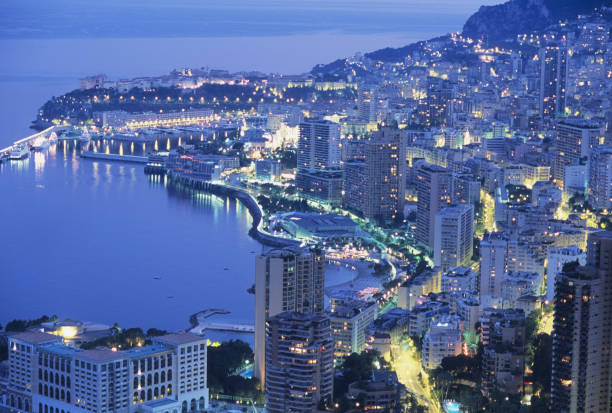 istock Night view of Monte-Carlo 845218144