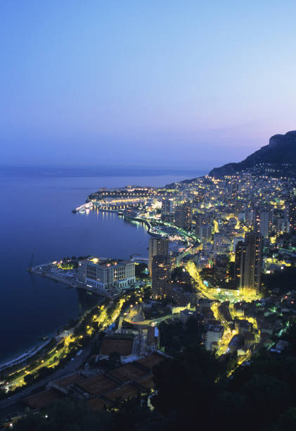 istock Night view of Monte-Carlo 845218156