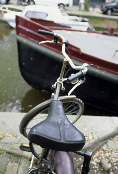 istock Bike and boat 845221428