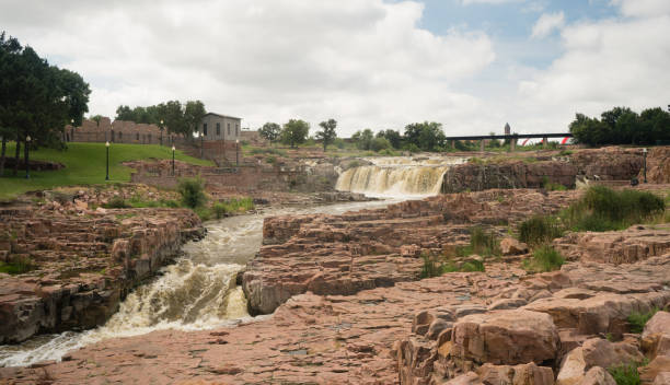 istock Water Flows Sioux Falls South Dakota 845224850