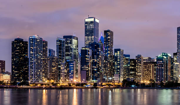istock Skyscrapers along Lake Michigan 845225068