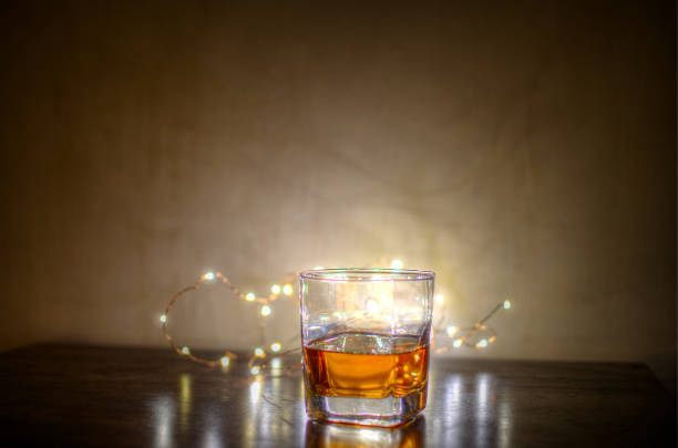 istock Whiskey glasses with textured background 845231252