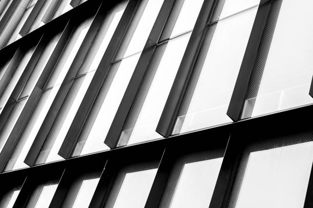 istock abstract perspective view of a window facade on a high rise building 845239722