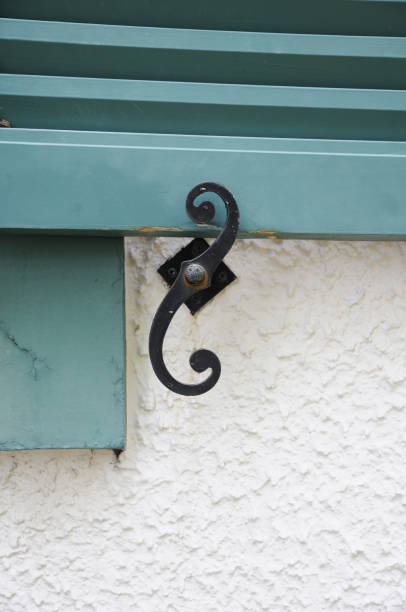 istock Design of the window casement clasps 845245570