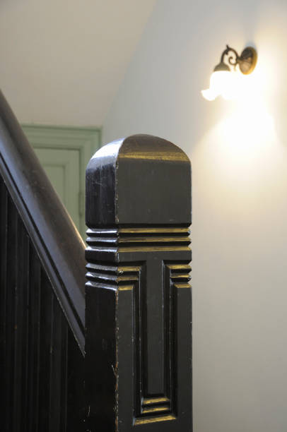 istock Western-style staircase handrail 845245756