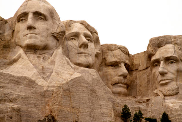 istock Faces of four Presidents 845246520