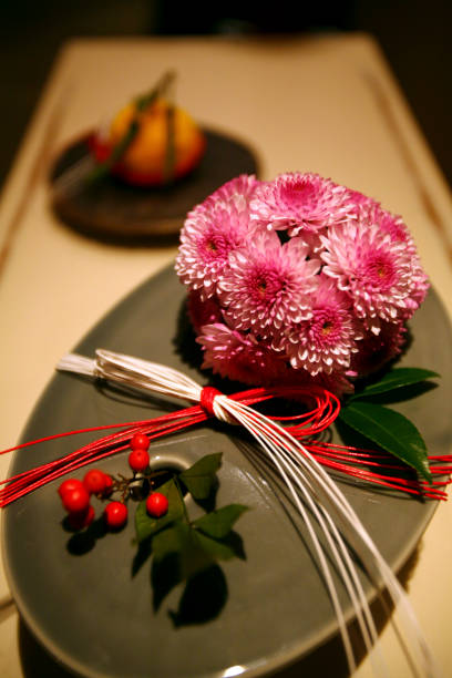 istock Flowers and mizuhiki 845247312