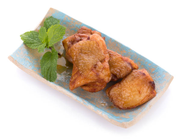 istock Roasted chicken breast on a white background 845255066