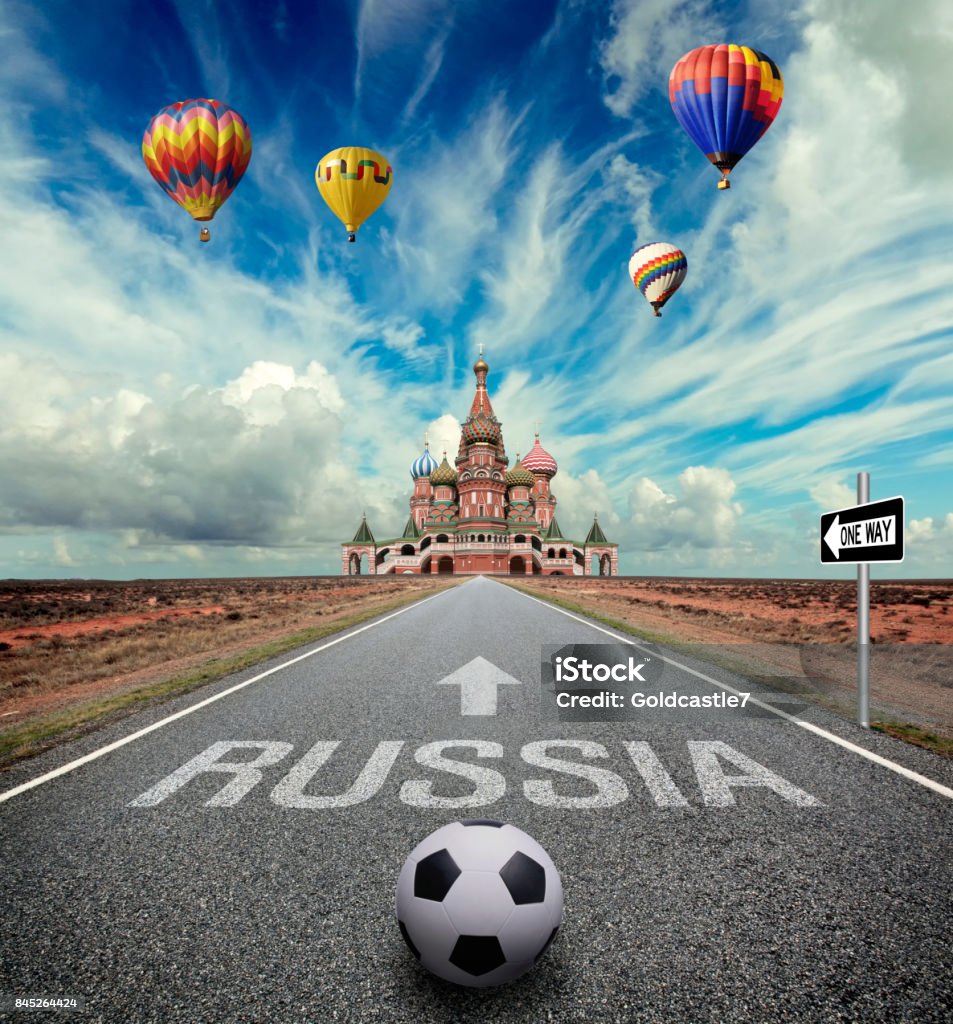 Camino a Rusia - Foto de stock de 2018 libre de derechos