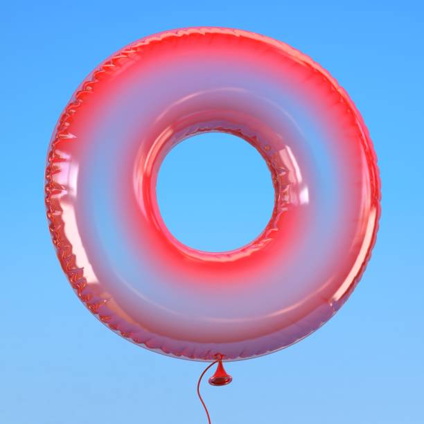 istock transparent balloon font letter O 845266846
