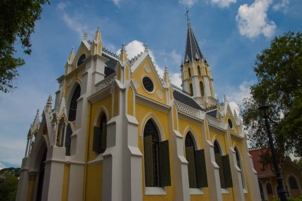 istock Wat Nivet Thammapravat in Ayutthaya, Thailand 845271500