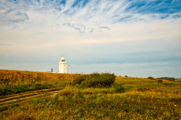 istock Landscape view of the White Cliffs at Dover 845286176