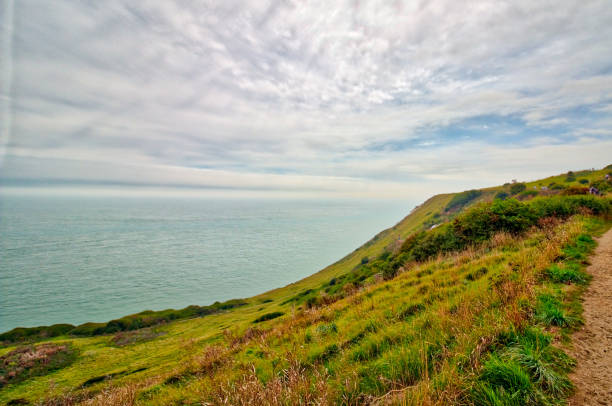 istock Landscape view of the White Cliffs at Dover 845286202