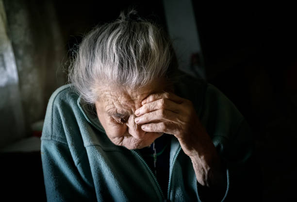 istock very old tired woman 845286364