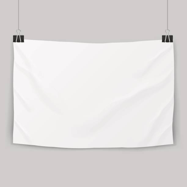 istock Poster wrinkled template of a paper sheet 845292698
