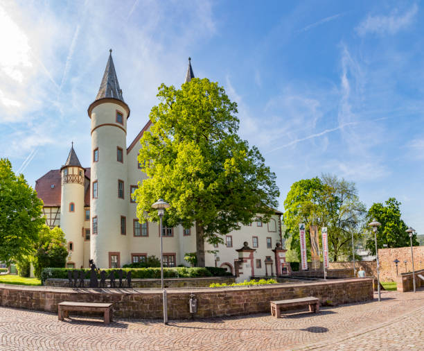 Lohr An Main: people visit the Spessart museum in Lohr an Main. The museum is the former castle of Lohr.