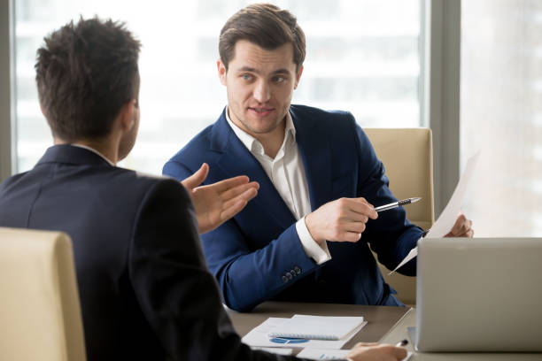 istock CEO discussing financial strategy with partner 845314212
