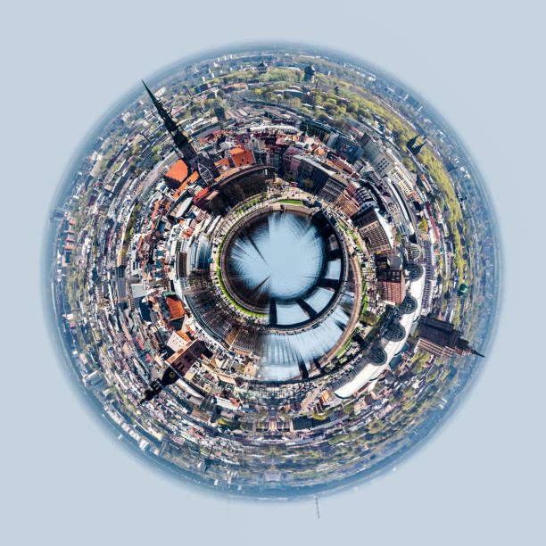 istock Panorama of Riga city 845326436