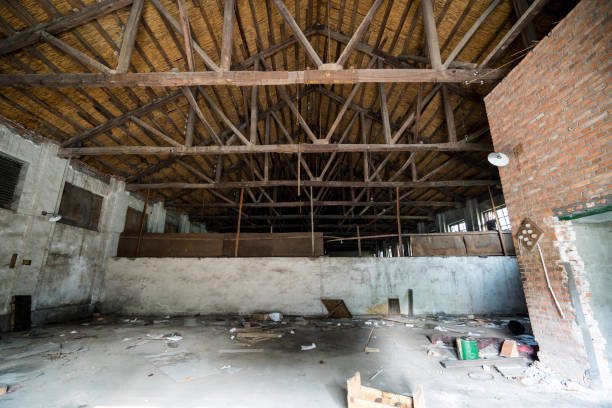 istock old factory buildings destroyed 845332894
