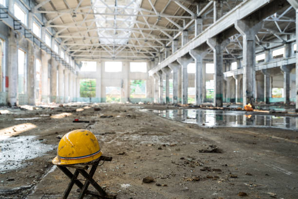 istock old factory buildings destroyed 845342556