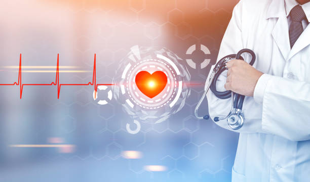 istock Cardiologist and a heart HUD 845351620
