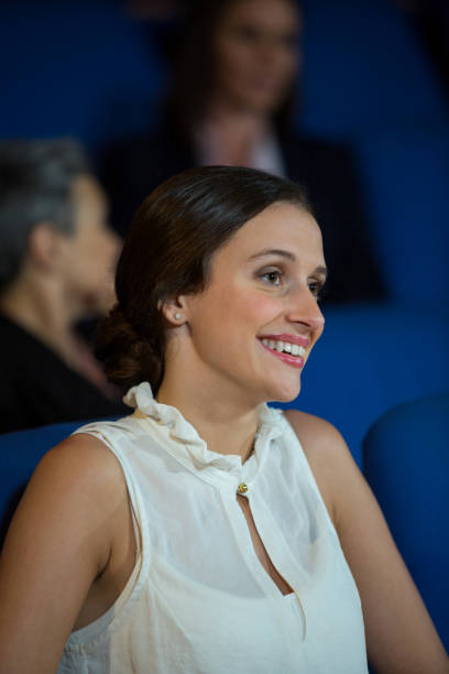 istock Female business executive listening to speech 845373552