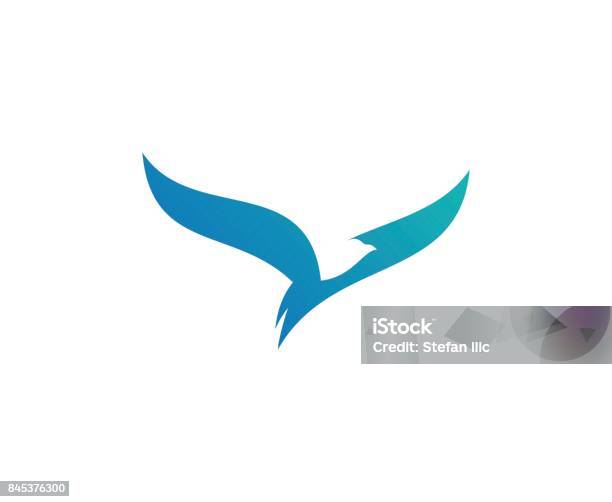Bird Icon Stock Illustration - Download Image Now - Eagle - Bird, Bird, Flying