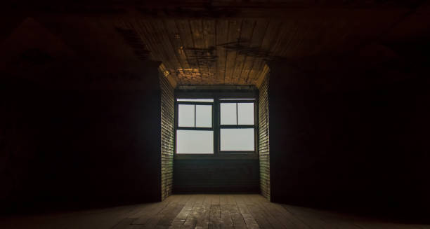 istock Dark Room inside an Abandoned House 845376632