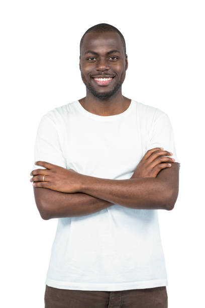istock Man standing with arms crossed 845394012