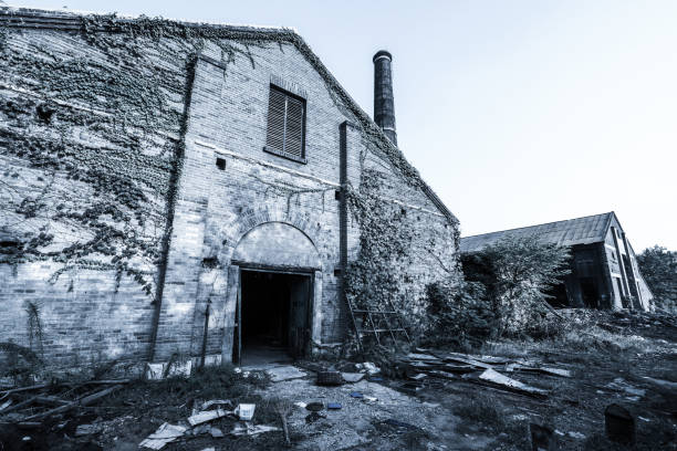 istock old factory buildings destroyed 845405746