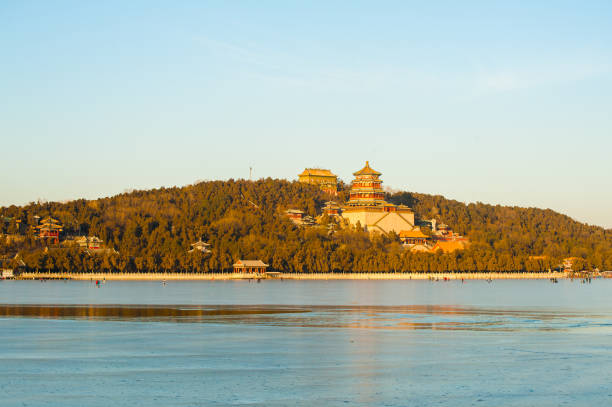istock Scenery of Summer Palace in winter 845408898