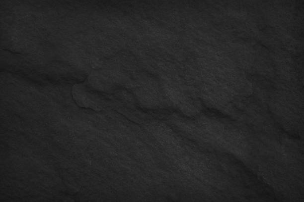 istock Black Stone background. Dark gray texture close up high quality May be used blank for design. Copy space 845423008