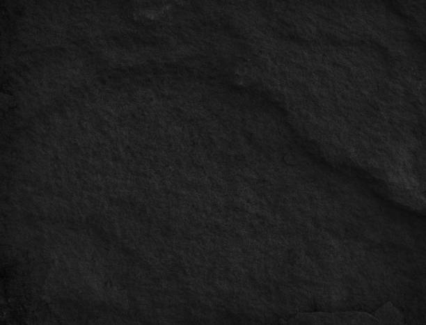 istock Black Stone background. Dark gray texture close up blank for design. Copy space 845423046