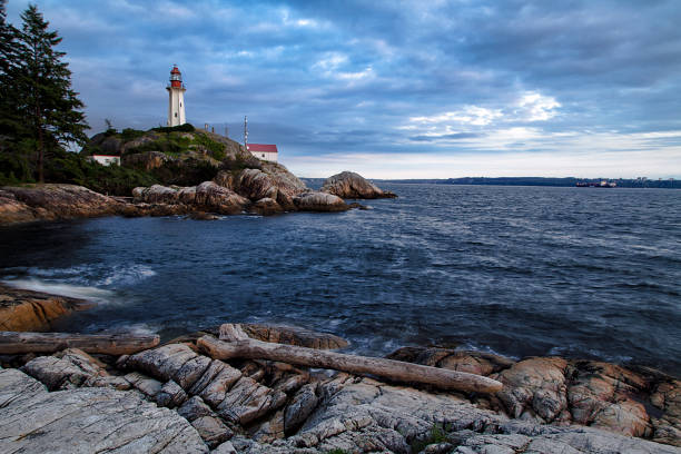 istock Lighthouse park at dusk in summer, West Vancouver, BC, Canada 845426462