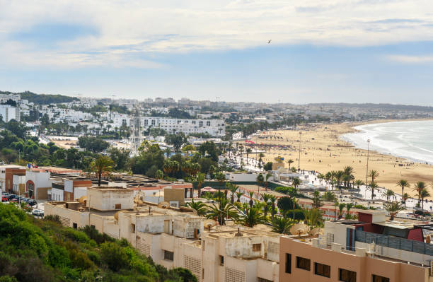 istock View of Beach in Agadir city, Morocco 845432146