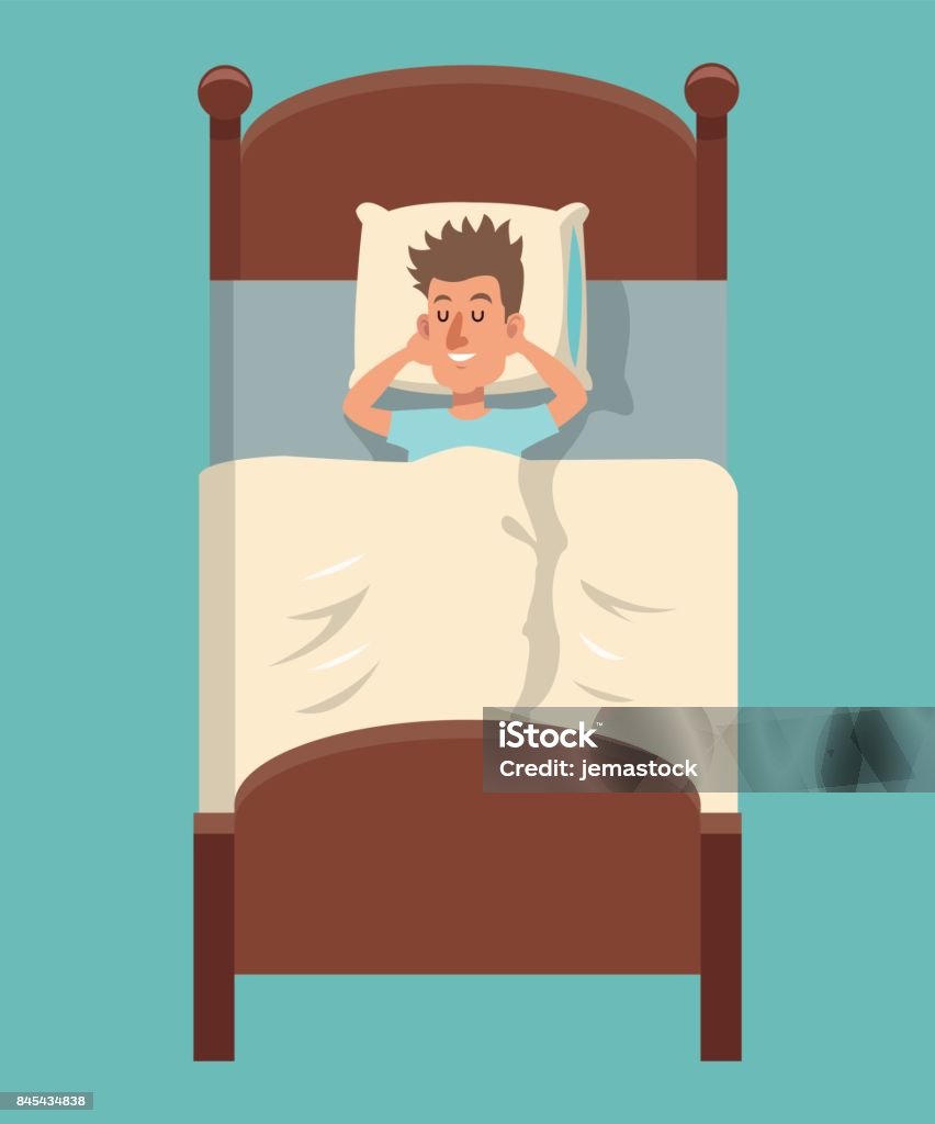 Ilustración de Dibujos Animados Hombre Dormir Acostado En La Cama y más Vectores Libres de Derechos de Insomnio - Insomnio, Niños, Acostado - iStock Ilustración de Dibujos Animados Hombre Dormir Acostado En La Cama y más Vectores Libres de Derechos de Insomnio - Insomnio, Niños, Acostado - iStock