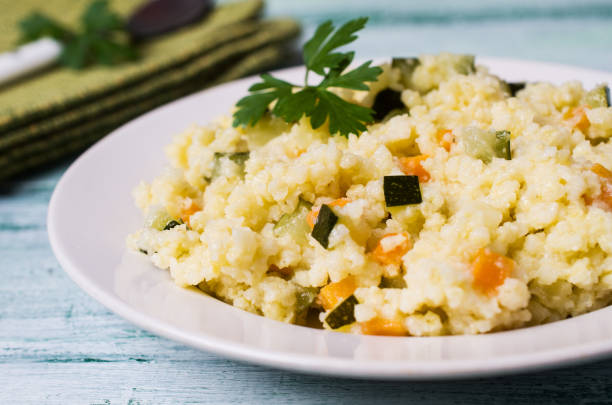 istock Milk porridge with vegetables 845441300