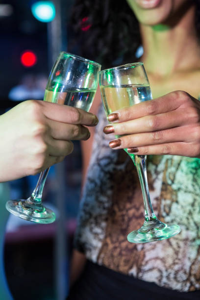 istock Women toasting champagne glasses 845452874