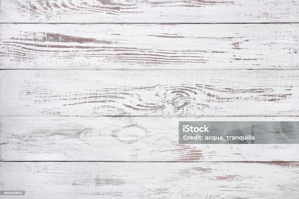 Old White Wood Background Rustic Wooden Surface With Copy Space Stock Photo  - Download Image Now - iStock