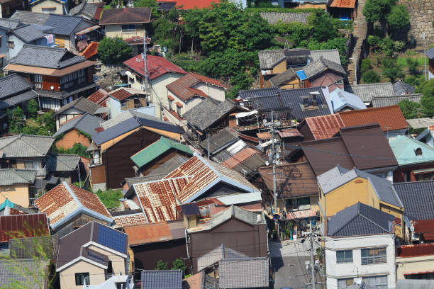 istock Onomichi city bird's-eye view 845461202