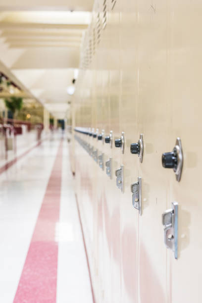 istock Hallway of school lockers 845461534