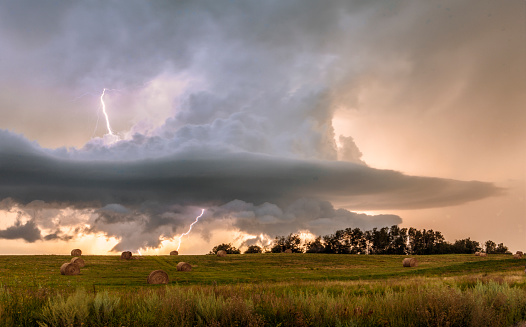 Thunderstorm in the Prairies