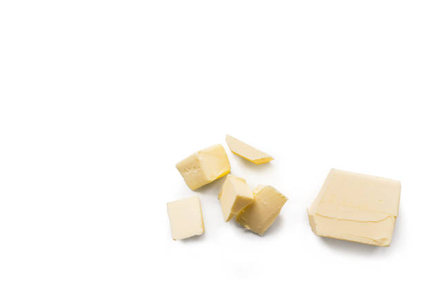 istock Organic Butter isolated on white background. 845462214