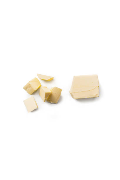 istock Organic Butter isolated on white background. 845462228